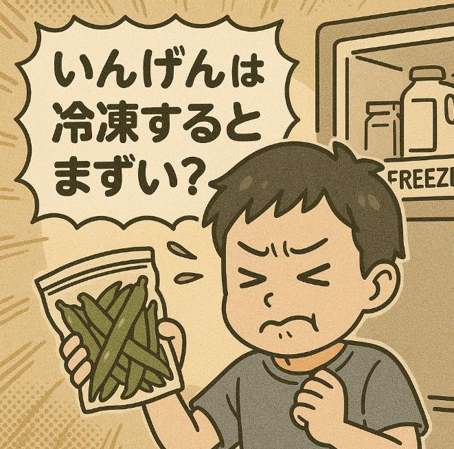 いんげんは冷凍するとまずい？その理由と美味しく保存・調理するコツを解説！