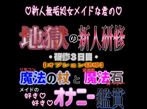 新人無垢処女メイドな君の地獄の新人研修 〜研修3日目〜 『オプション研修』❤-紳士な変態デモ・体験版あり