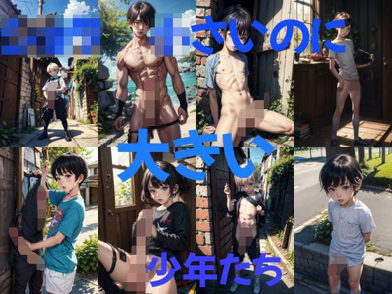 ○さいのに大きい少年たち❤-くりの森イラスト・CG集