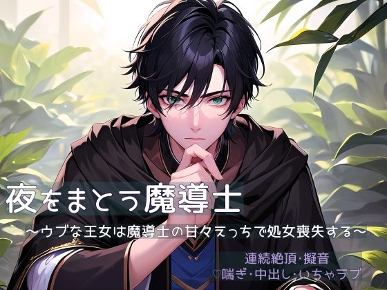 夜をまとう魔導士 〜ウブな王女は魔導士の甘々えっちで処女喪失する〜❤-桜結びファンタジー