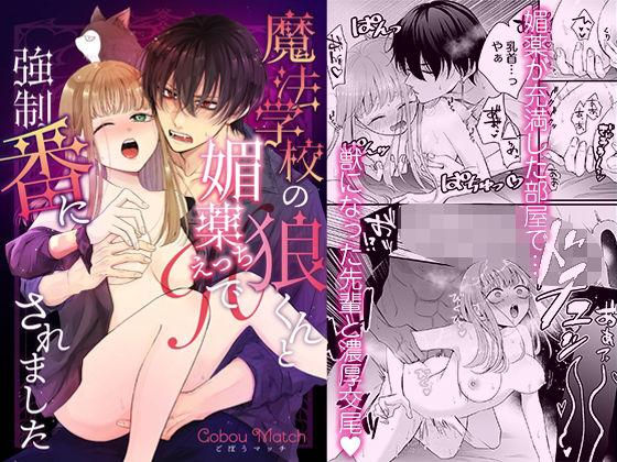 魔法学校の狼くんと媚薬えっちで強●番にされました❤-屋根裏ピクニック制服