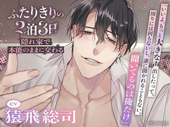 〈共通特典トラック付き〉【隠れ家で本能のままに交わる】ふたりきりの2泊3日《出演:猿飛総司》❤-Cranberryクンニ