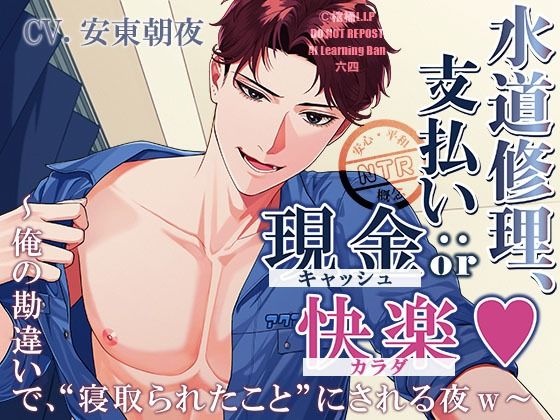 水道修理、支払い方法:現金 or 快楽 〜俺の勘違いで、‘寝取られたこと’にされる夜w〜❤-棺桶NTL.I.P寝取り・寝取られ・NTR